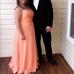 Floor length formal dress